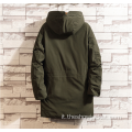 Moda OEM Personalizzato Mens Parka Giacca Cappotto di cotone